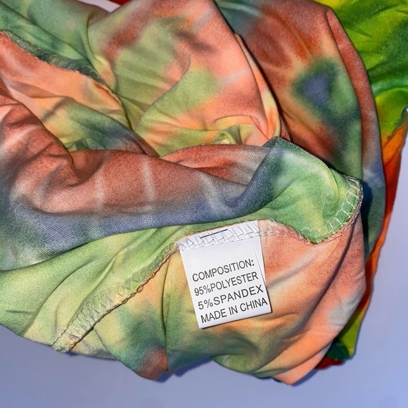 Tye-Dye Matching Set [Orange Blue Green] - Picture 6 of 13